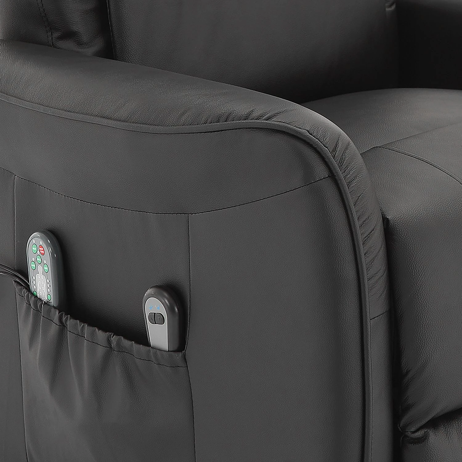 Modoform Relaxesessel Nesna - Echtleder / Kunstleder - Schwarz 8 Modoform Relaxesessel Nesna - Echtleder / Kunstleder - Schwarz – Bild 8