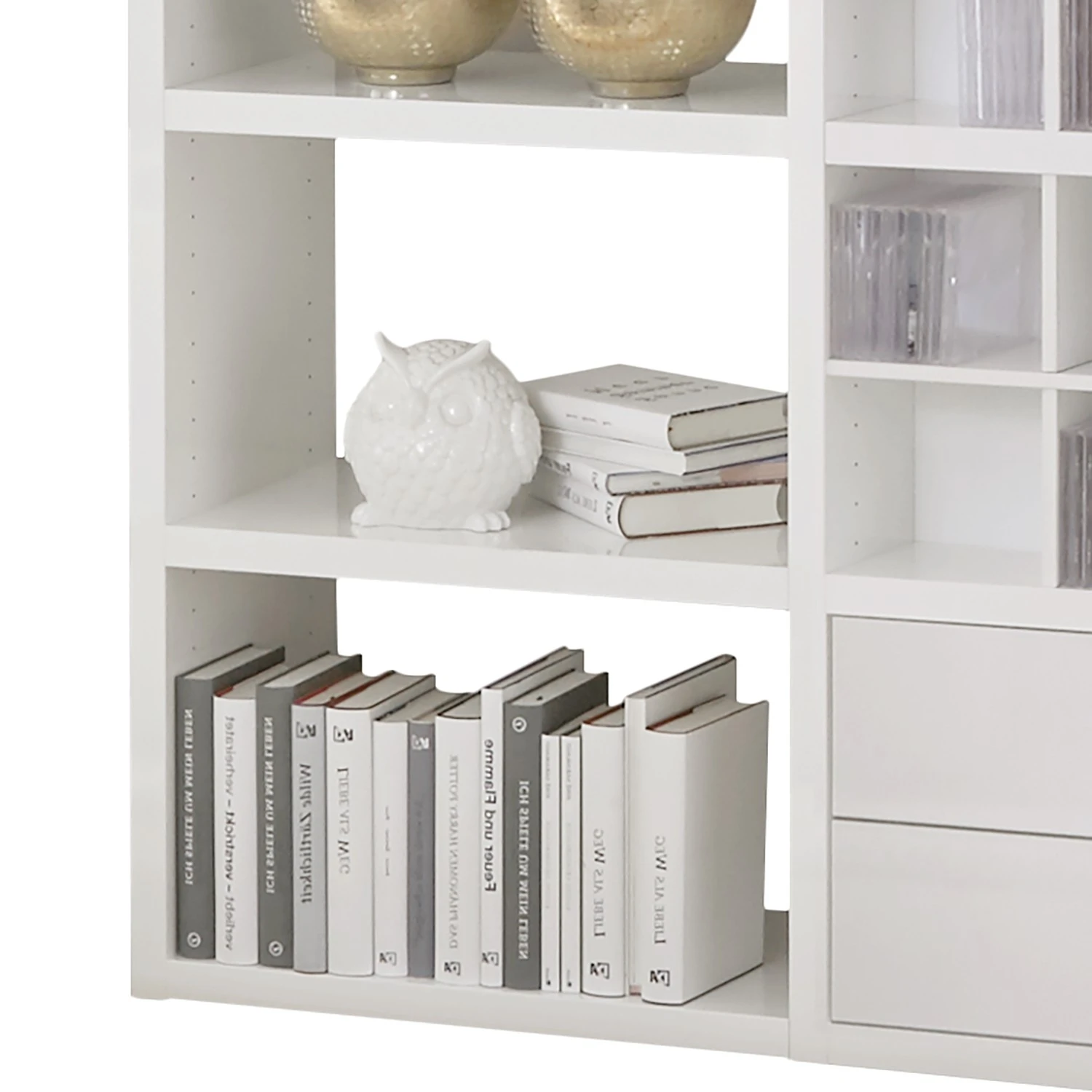 Fredriks Regal Concept V - Hochglanz Weiß 3 Fredriks Regal Concept V - Hochglanz Weiß – Bild 3