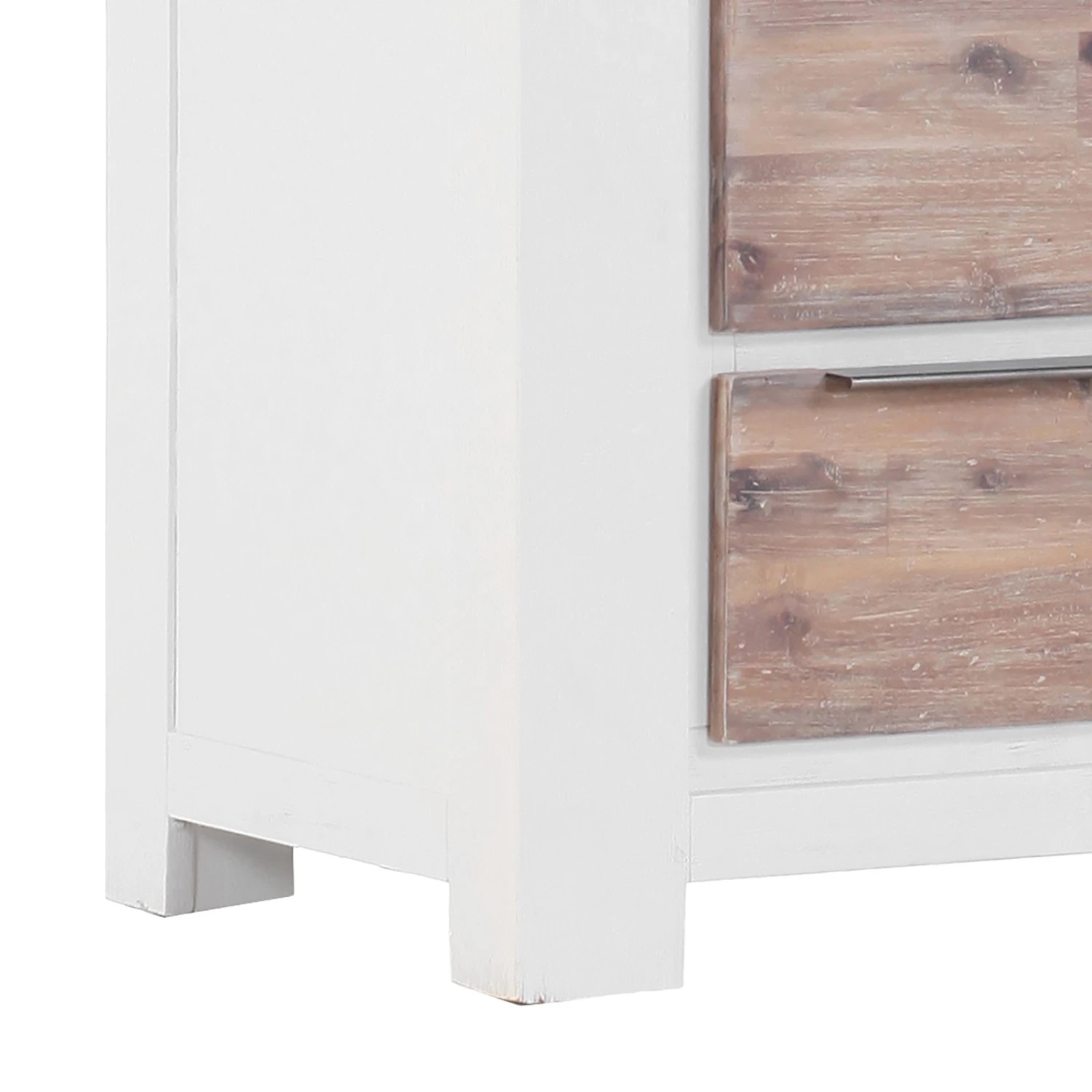 Maison Belfort Kommode Doral - Akazie teilmassiv - Braun / Weiß 5 Maison Belfort Kommode Doral - Akazie teilmassiv - Braun / Weiß – Bild 5