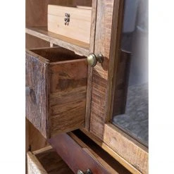 Ars manufacti Regal Curenna I - Mango teilmassiv - Mango / Braun -Wohnzimmermöbel boutique en ligne 1000040374 220127 130021000040 DETAILS P000000001000040374