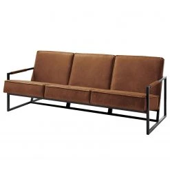 Ars manufacti Sofa Rhode (3-Sitzer) - Mittelbraun