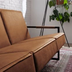 Ars manufacti Sofa Rhode (3-Sitzer) - Mittelbraun -Wohnzimmermöbel boutique en ligne 1000042072 190225 10091100014 GALLERYIMAGES P000000001000042072