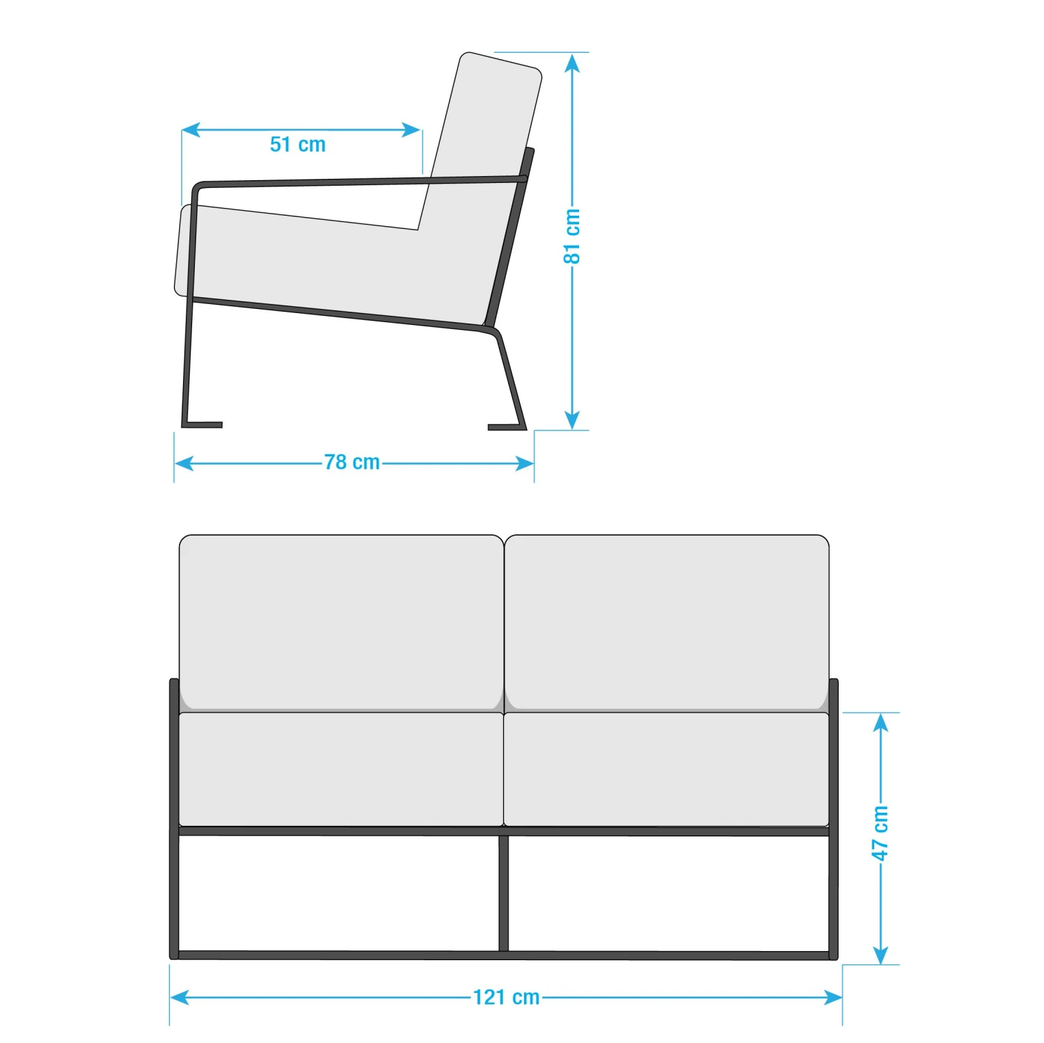 Ars manufacti Polstergarnitur Voda (3-2-1) - Braungrau 14 Ars manufacti Polstergarnitur Voda (3-2-1) - Braungrau – Bild 14