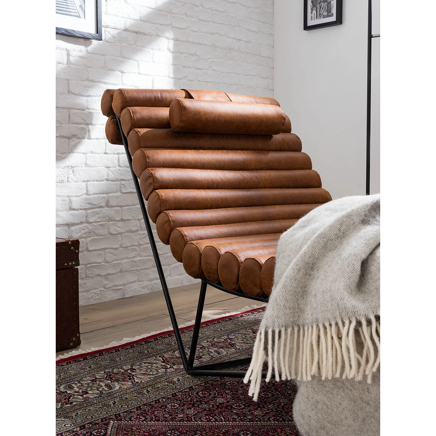 Ars manufacti Relaxliege Menlo - Mittelbraun 9 Ars manufacti Relaxliege Menlo - Mittelbraun – Bild 9