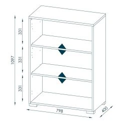Maja Möbel Aktenregal Merit IV - Alpinweiß -Wohnzimmermöbel boutique en ligne 1000057590 180824 09175916 GALLERYIMAGES P000000001000057590