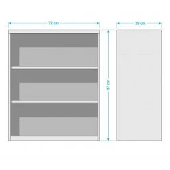 Maja Möbel Regal Fani II - Weiß 8 Maja Möbel Regal Fani II - Weiß -Wohnzimmermöbel boutique en ligne 1000057763 180706 08074018 GALLERYIMAGES P000000001000057763