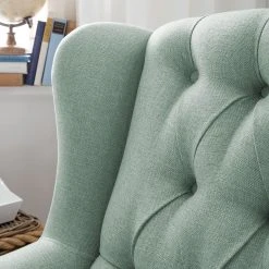 Maison Belfort Ohrensessel Luro Strukturstoff - Mintgrau -Wohnzimmermöbel boutique en ligne 1000059443 190401 09433500077 GALLERYIMAGES P000000001000059443