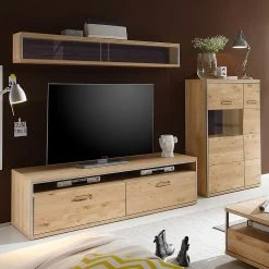 Ars Natura Wohnwand Lopburi (3-teilig) - Eiche Bianco teilmassiv - Eiche Bianco / Schiefer -Wohnzimmermöbel boutique en ligne 1000064077 200811 13514700258 MOOD DETAILS P000000001000064077 mood