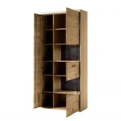 Ars Natura Vitrinenschrank Lopburi - Eiche Bianco teilmassiv - Eiche Bianco / Schiefer -Wohnzimmermöbel boutique en ligne 1000064082 200811 13520800288 DETAILS P000000001000064082
