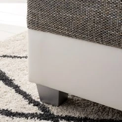 Fredriks Ecksofa Dublin II - (mit Schlaffunktion / beidseitig montierbar) - Kunstleder/Strukturstoff - Weiß / Grau 45 Fredriks Ecksofa Dublin II - (mit Schlaffunktion / beidseitig montierbar) - Kunstleder/Strukturstoff - Weiß / Grau -Wohnzimmermöbel boutique en ligne 1000073164 210614 18404200595 DETAILS P000000001000073164