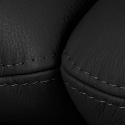 Sofa Capri (2,5-Sitzer) - Echtleder Mabel: Schwarz -Wohnzimmermöbel boutique en ligne 1000073296 220304 090 DETAILS P000000001000073296