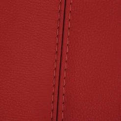 Sofa Capri (3-Sitzer) - Echtleder Mabel: Rot -Wohnzimmermöbel boutique en ligne 1000073311 220304 120 DETAILS P000000001000073311