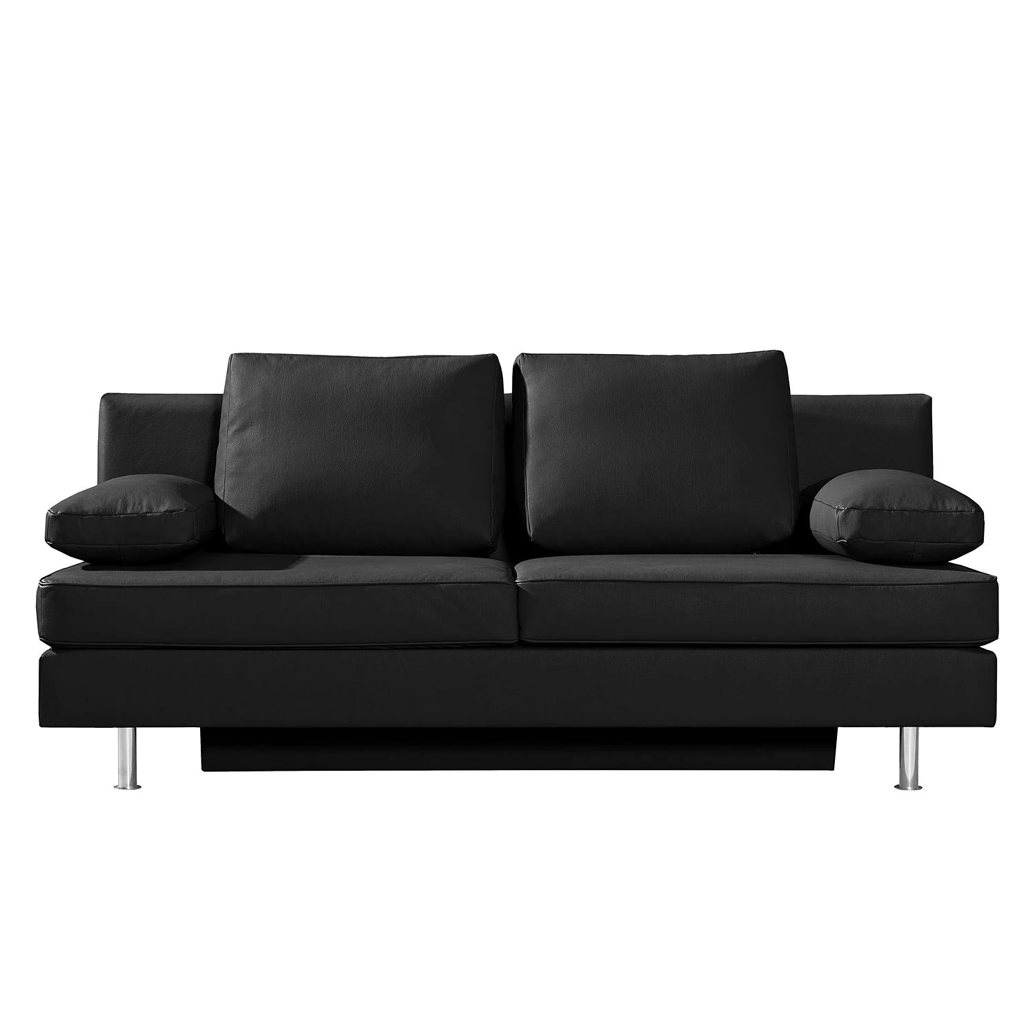 Roomscape Schlafsofa Emmanuela - Echtleder Schwarz 4 Roomscape Schlafsofa Emmanuela - Echtleder Schwarz – Bild 4