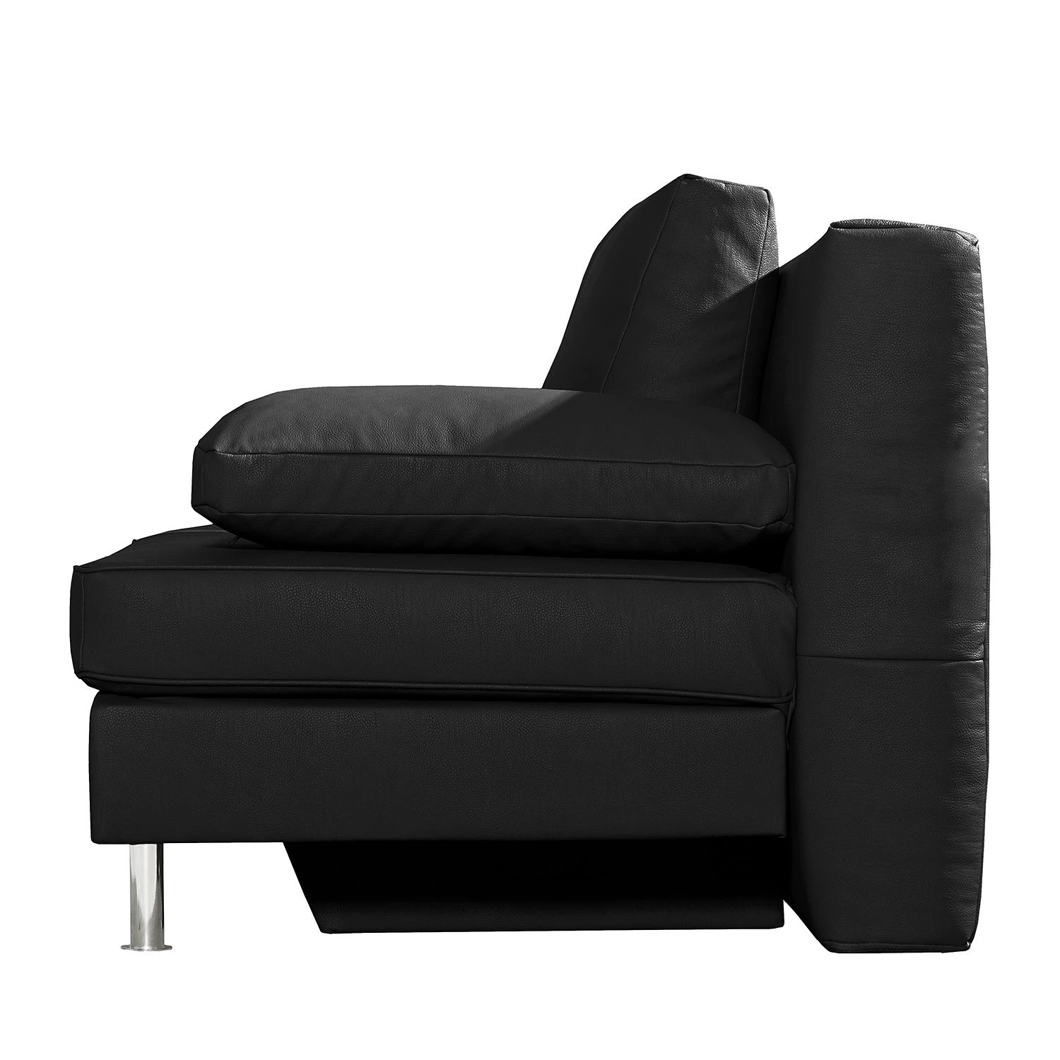 Roomscape Schlafsofa Emmanuela - Echtleder Schwarz 5 Roomscape Schlafsofa Emmanuela - Echtleder Schwarz – Bild 5