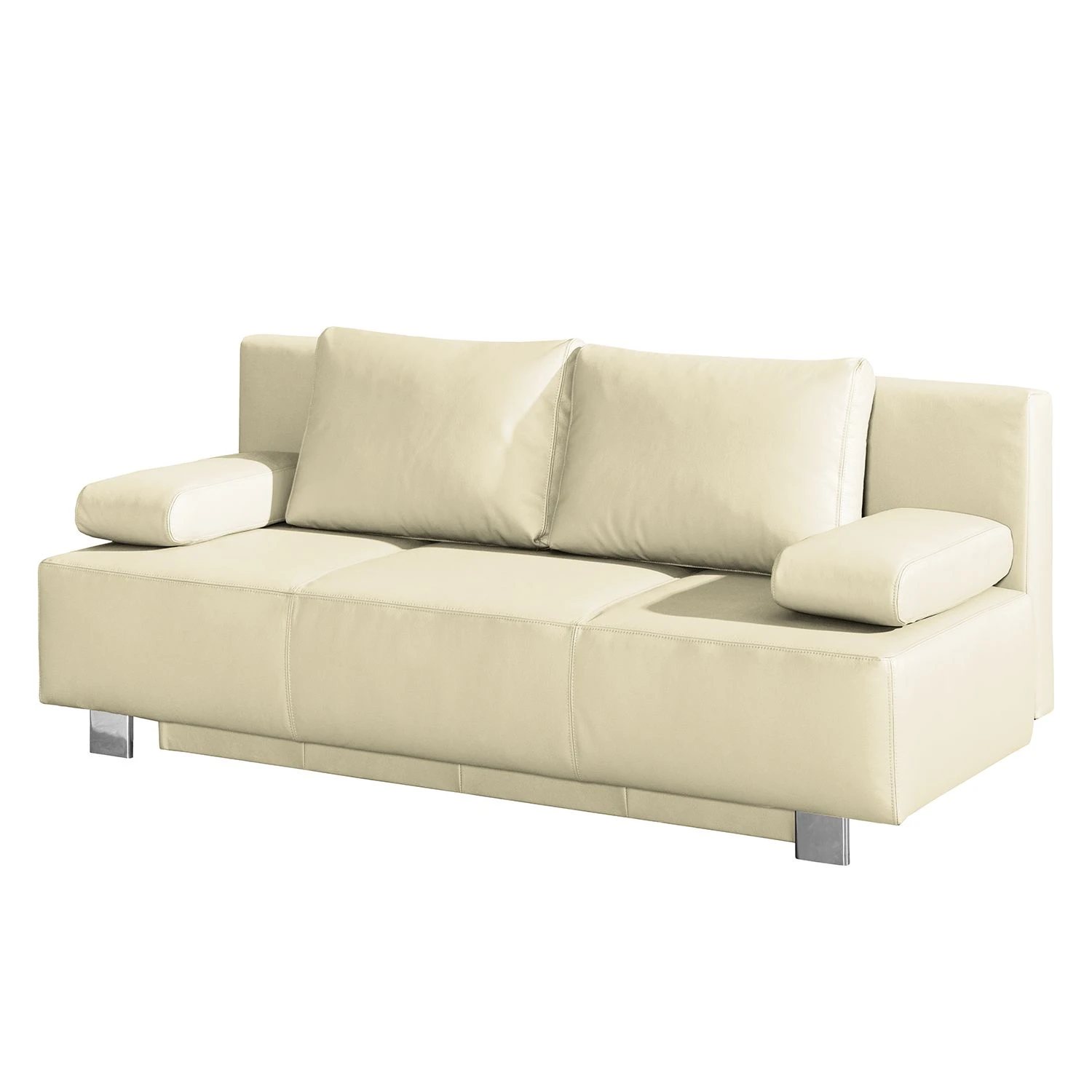Fredriks Schlafsofa Dayly Echtleder - Beige 1 Fredriks Schlafsofa Dayly Echtleder - Beige