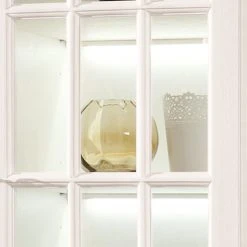 Ridgevalley Vitrinenschrank La Carlotta I - Pinie massiv - Creme - mit Beleuchtung -Wohnzimmermöbel boutique en ligne 1000084229 201004 11192500009 DETAILS P000000001000084229