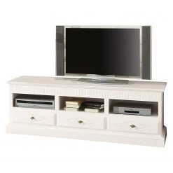 Ridgevalley TV Lowboard La Carlotta - Pinie massiv - Creme