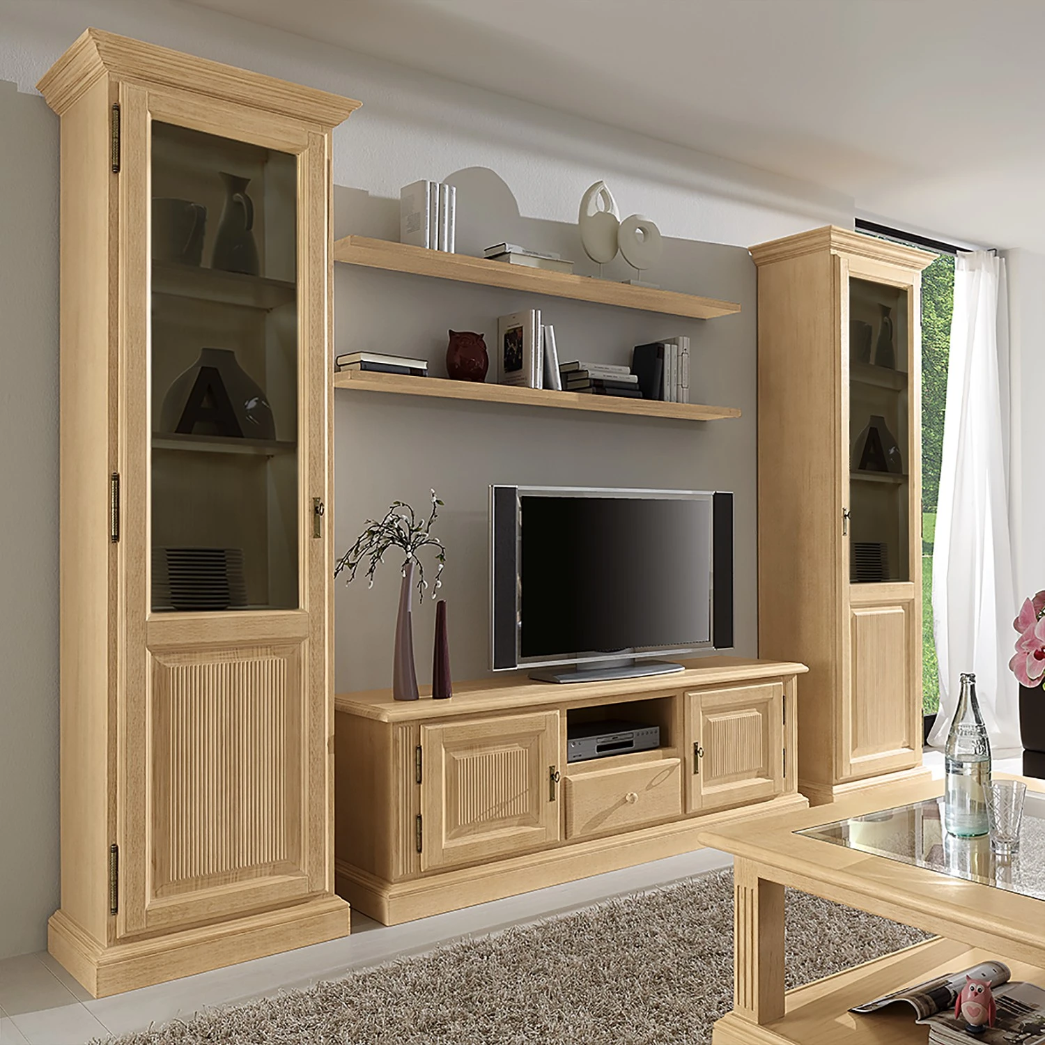 Ridgevalley Wohnwand Breddin (5-teilig) - Ohne Beleuchtung 1 Ridgevalley Wohnwand Breddin (5-teilig) - Ohne Beleuchtung