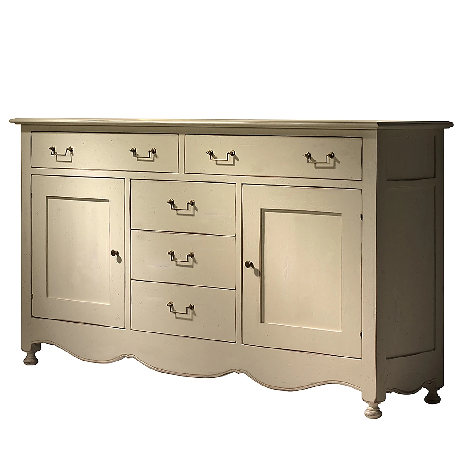 Maison Belfort Sideboard Azjana - Pinie massiv - Elfenbein 1 Maison Belfort Sideboard Azjana - Pinie massiv - Elfenbein
