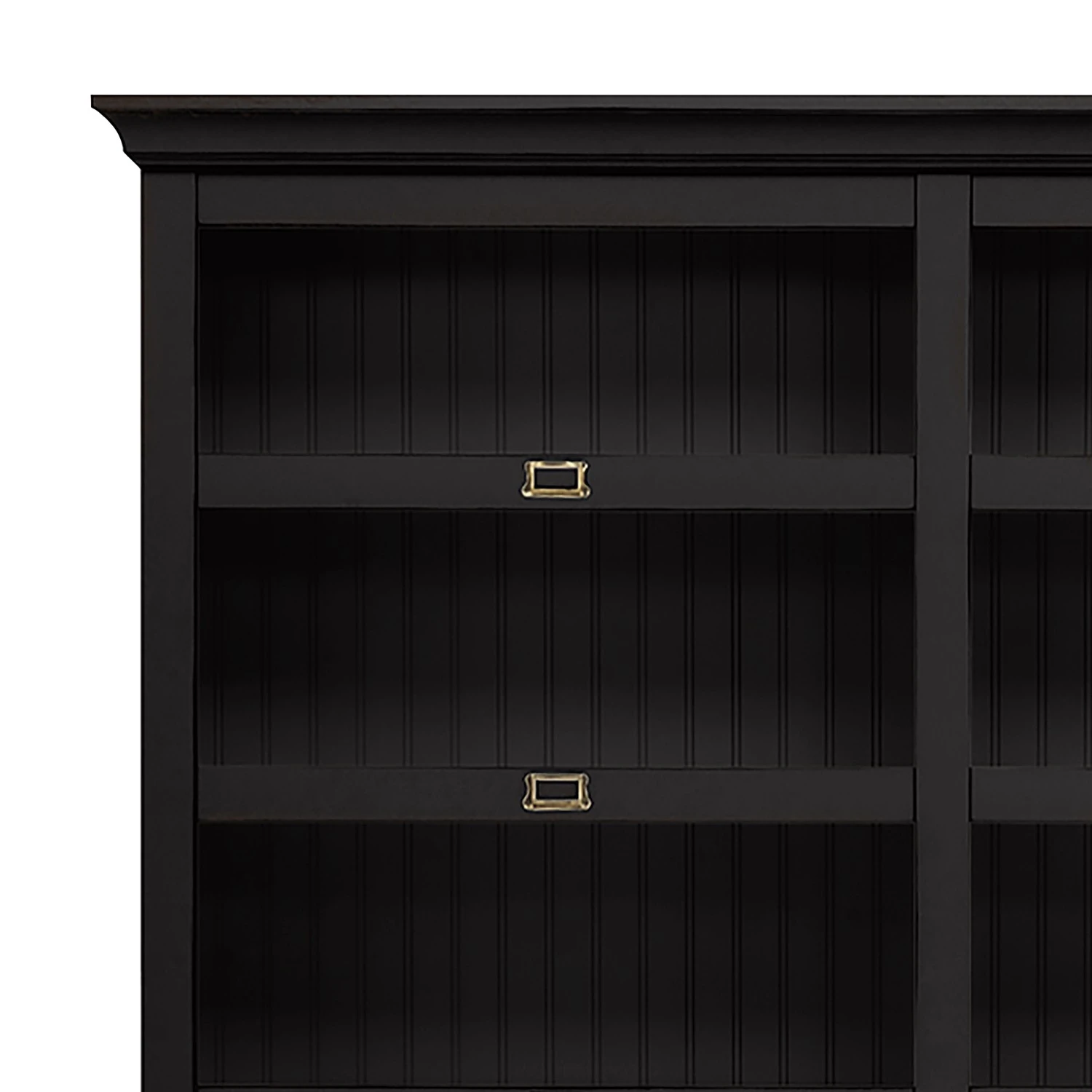 Maison Belfort Bücherregal Azjana I - Schwarz 4 Maison Belfort Bücherregal Azjana I - Schwarz – Bild 4