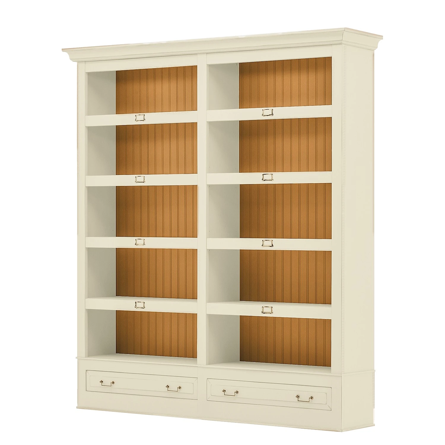 Maison Belfort Bücherregal Azjana I - Pinie Weiß / Pinie Honig 1 Maison Belfort Bücherregal Azjana I - Pinie Weiß / Pinie Honig