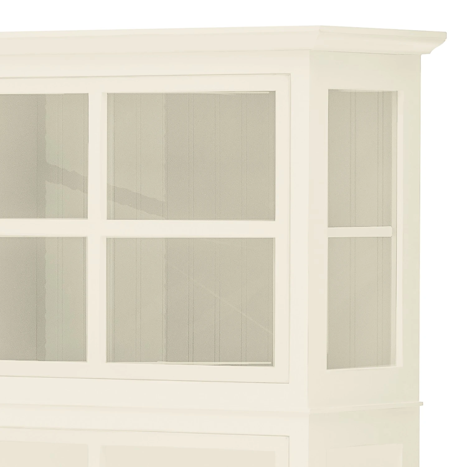 Maison Belfort Highboard Azjana - Pinie weiß lackiert 4 Maison Belfort Highboard Azjana - Pinie weiß lackiert – Bild 4