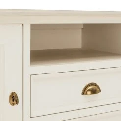 Ridgevalley TV-Lowboard Sollerön - Pinie Weiß / Messing -Wohnzimmermöbel boutique en ligne 1000084516 201004 12414101484 DETAILS P000000001000084516