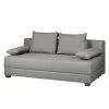 Loftscape Boxspring-Schlafsofa Dingo - Webstoff Luda: Grau