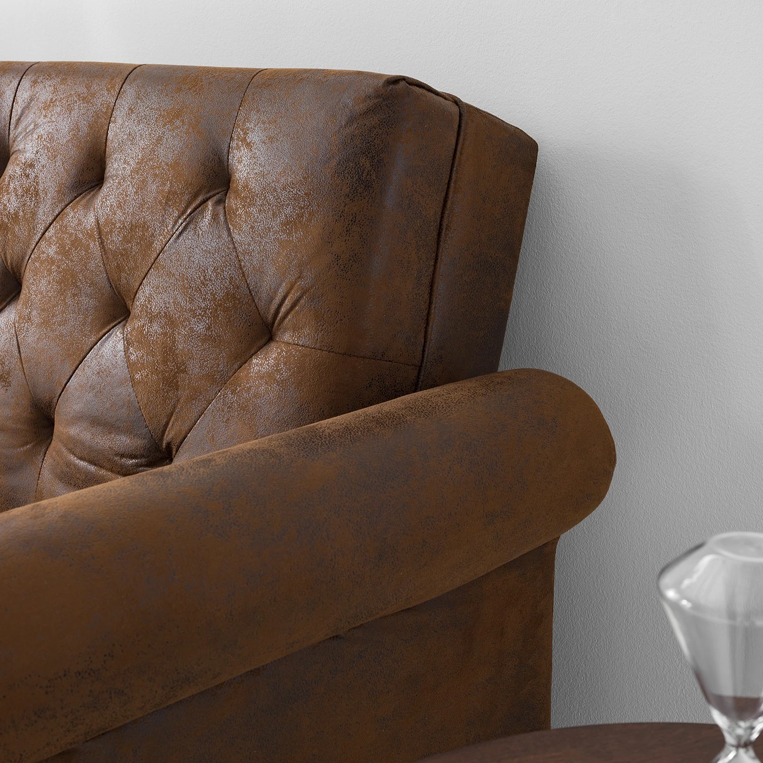 Ars manufacti Schlafsofa Brampton - Microfaser - Braun 11 Ars manufacti Schlafsofa Brampton - Microfaser - Braun – Bild 11