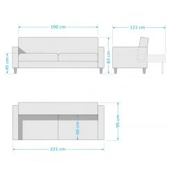 Ars manufacti Schlafsofa Brampton - Microfaser - Braun 35 Ars manufacti Schlafsofa Brampton - Microfaser - Braun -Wohnzimmermöbel boutique en ligne 1000086547 201127 16485100167 SKETCH DETAILS P000000001000086547 sketch