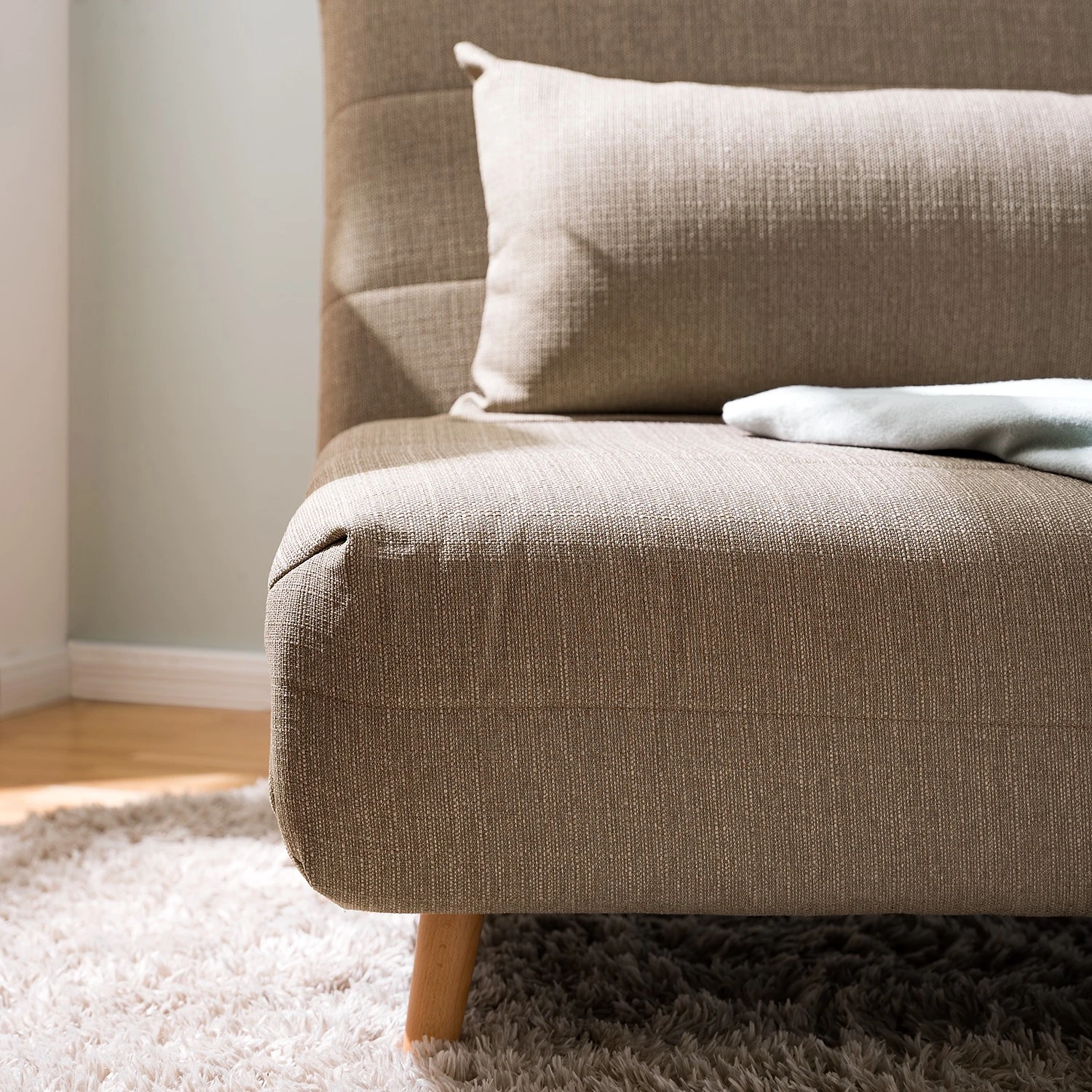 Mørteens Schlafsessel Ösmo Webstoff - Sandgrau 10 Mørteens Schlafsessel Ösmo Webstoff - Sandgrau – Bild 10