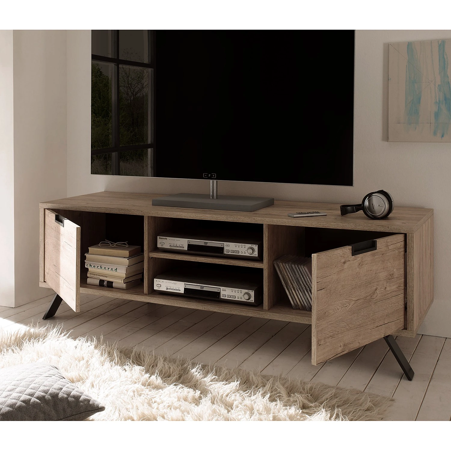 LC Spa TV-Lowboard Palma - Eiche Dekor 3 LC Spa TV-Lowboard Palma - Eiche Dekor – Bild 3