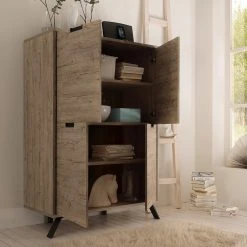 LC Spa Highboard Palma - Eiche Dekor -Wohnzimmermöbel boutique en ligne 1000091534 201029 08211600056 MOOD DETAILS P000000001000091534 mood