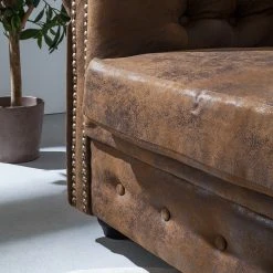 Sofa Torquay (2-Sitzer) - Braun -Wohnzimmermöbel boutique en ligne 1000094671 220121 101044000104 DETAILS P000000001000094671