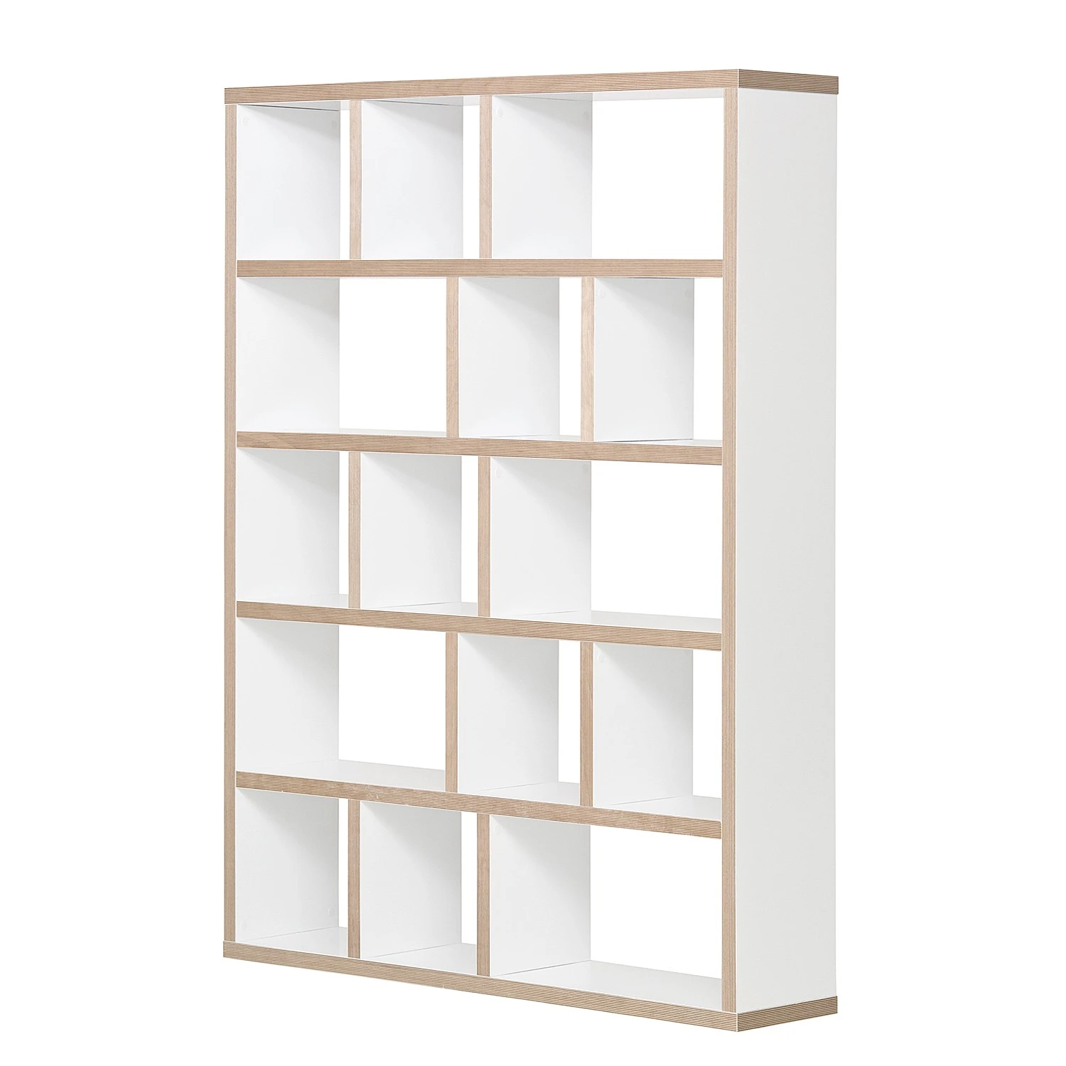 Temahome Regal Berlin - Weiß / Hellbraun - 150 x 198 cm 1 Temahome Regal Berlin - Weiß / Hellbraun - 150 x 198 cm