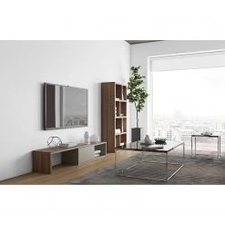 Temahome TV-Lowboard Echo - Grau / Walnuss -Wohnzimmermöbel boutique en ligne 1000094994 180712 10470167 MOOD GALLERYIMAGES P000000001000094994 mood