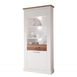 Trendteam Standvitrine Inuvik - Pinie Hell Dekor / Nußbaum Dekor - Ohne Beleuchtung -Wohnzimmermöbel boutique en ligne 1000096691 210830 14371900009 DETAILS P000000001000096691