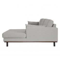 Mørteens Ecksofa Billund II Webstoff - Granit - Longchair davorstehend rechts -Wohnzimmermöbel boutique en ligne 1000097238 200618 17000900008 DETAILS P000000001000097238