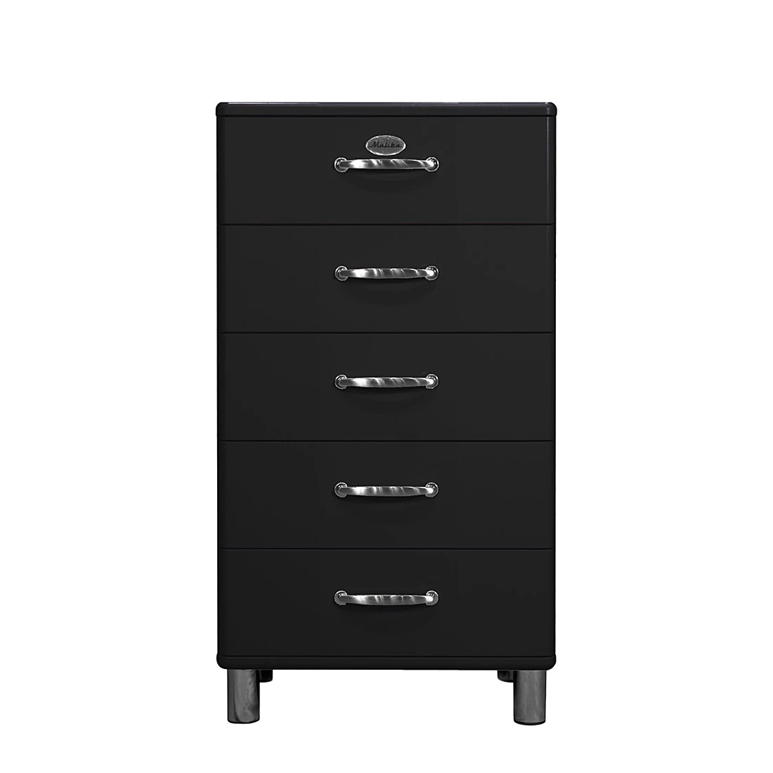 Tenzo Kommode Malibu III - Schwarz 1 Tenzo Kommode Malibu III - Schwarz