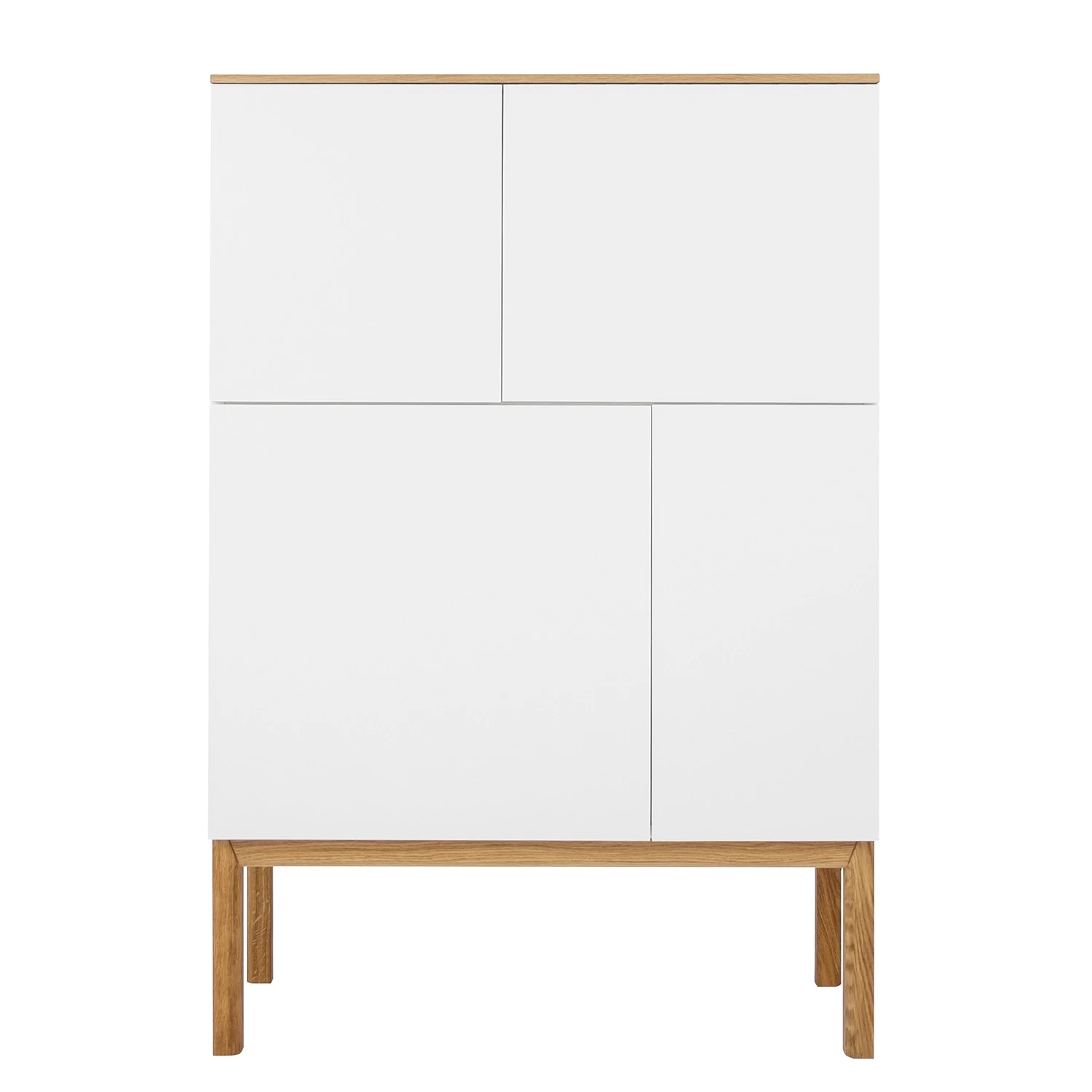 Tenzo Highboard Patch II - Eiche / Weiß 2 Tenzo Highboard Patch II - Eiche / Weiß – Bild 2