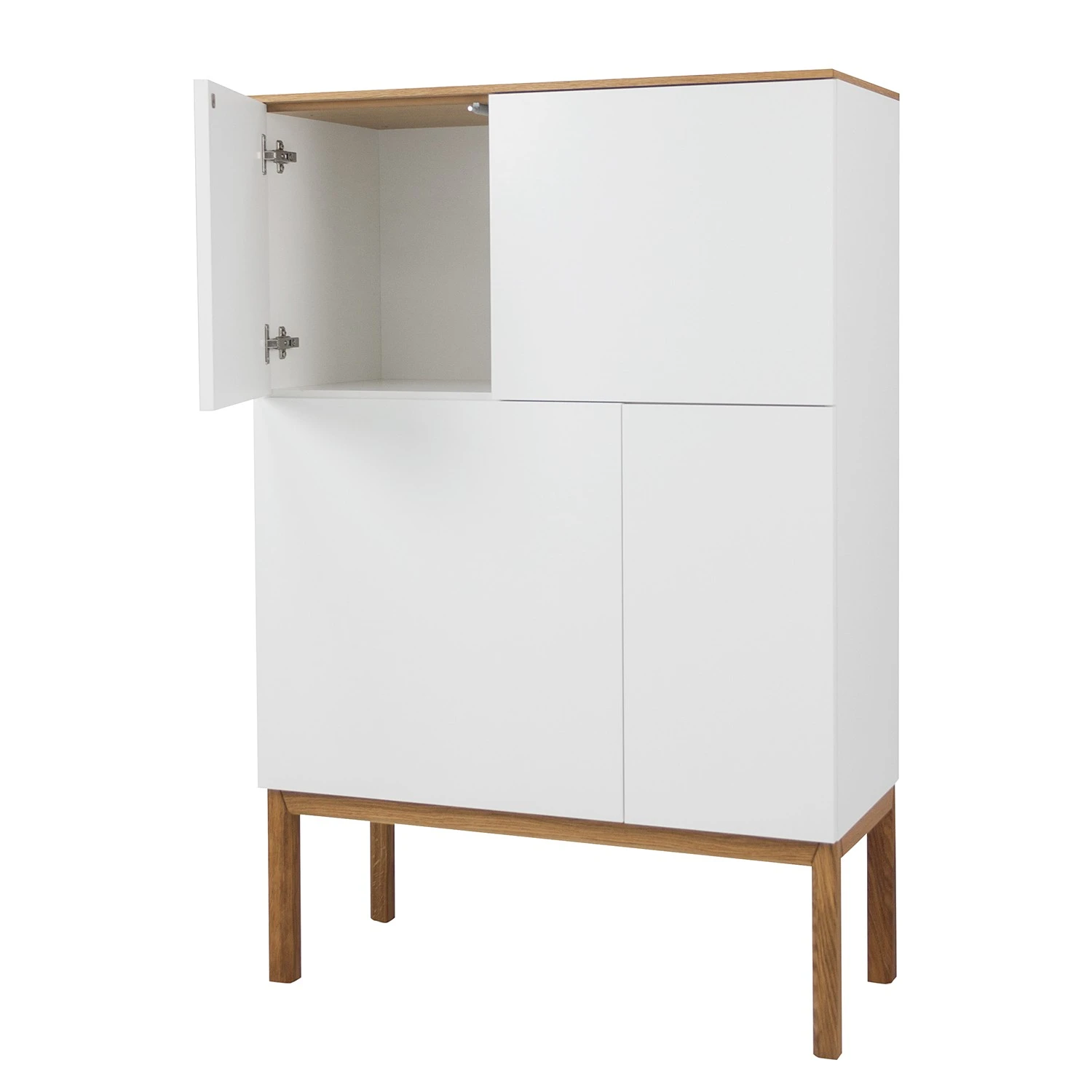 Tenzo Highboard Patch II - Eiche / Weiß 3 Tenzo Highboard Patch II - Eiche / Weiß – Bild 3