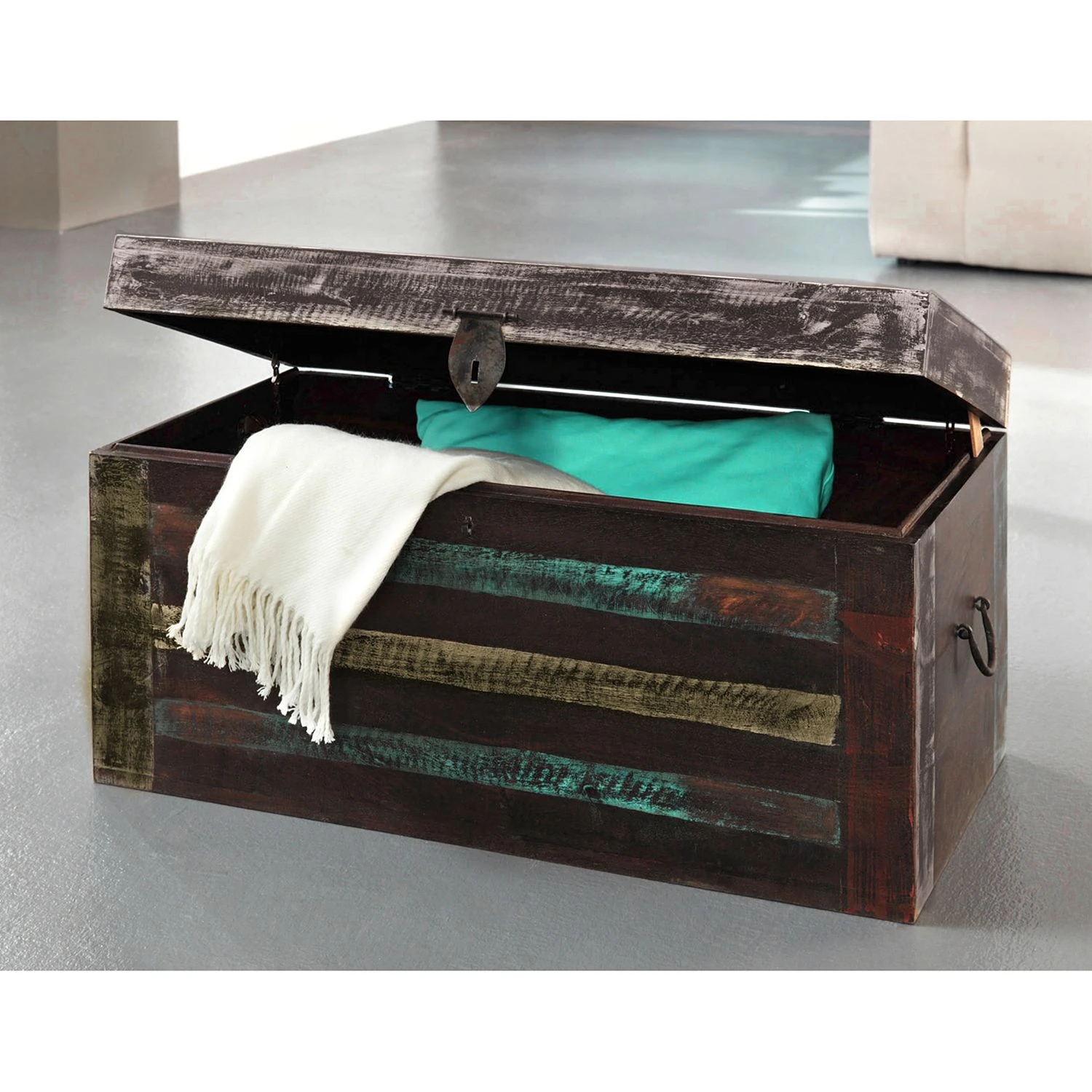 Wolf-Möbel Truhe Goa - Mango Dunkelbraun 3 Wolf-Möbel Truhe Goa - Mango Dunkelbraun – Bild 3