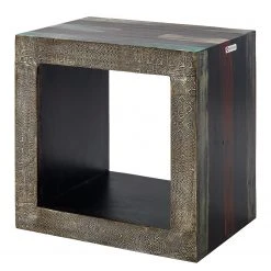 Wolf-Möbel Beistelltisch Goa II - Mango teilmassiv - Mango Dunkelbraun