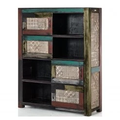 Wolf-Möbel Regal Goa I - Mango teilmassiv - Mango Dunkelbraun -Wohnzimmermöbel boutique en ligne 1000104025 180606 14543683 GALLERYIMAGES P000000001000104025