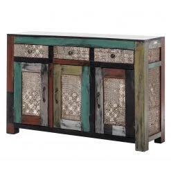 Wolf-Möbel Sideboard Goa I - Mango teilmassiv - Mango Dunkelbraun