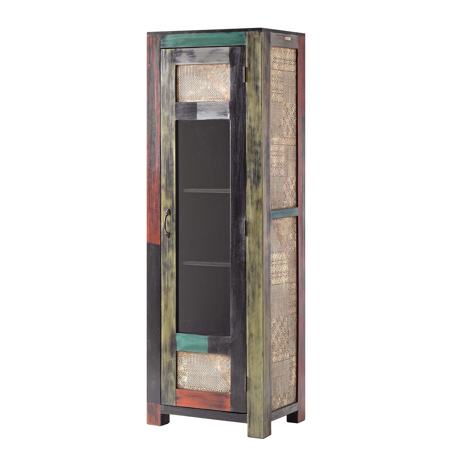Wolf-Möbel Standvitrine Goa I - Mango teilmassiv - Mango Dunkelbraun 1 Wolf-Möbel Standvitrine Goa I - Mango teilmassiv - Mango Dunkelbraun