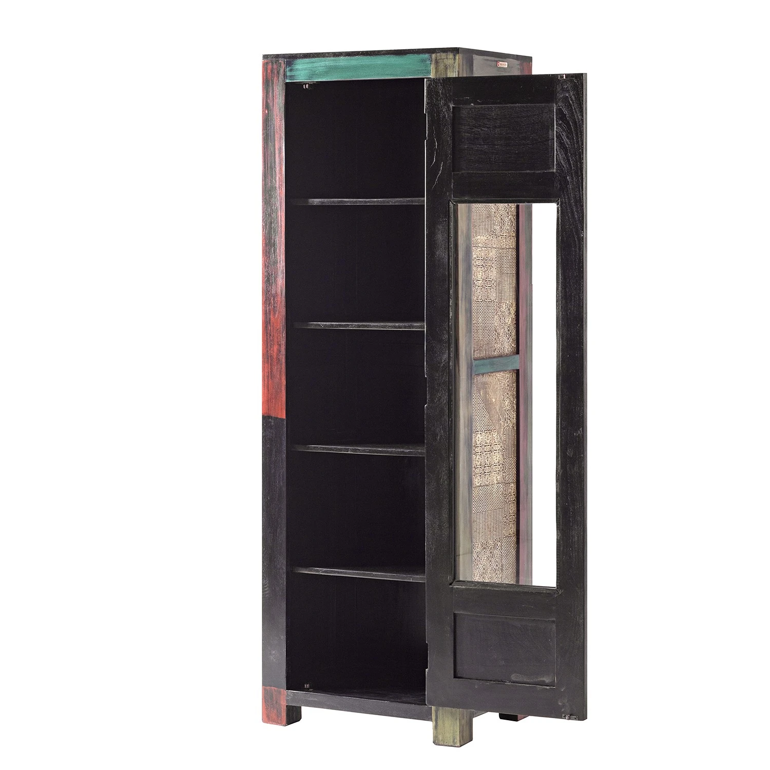 Wolf-Möbel Standvitrine Goa I - Mango teilmassiv - Mango Dunkelbraun 3 Wolf-Möbel Standvitrine Goa I - Mango teilmassiv - Mango Dunkelbraun – Bild 3