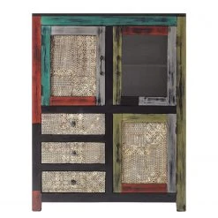 Wolf-Möbel Highboard Goa II - Mango teilmassiv - Mango Dunkelbraun 13 Wolf-Möbel Highboard Goa II - Mango teilmassiv - Mango Dunkelbraun -Wohnzimmermöbel boutique en ligne 1000104040 191106 09425400023 DETAILS P000000001000104040