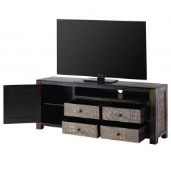 Wolf-Möbel TV-Lowboard Goa III - Mango teilmassiv - Mango Dunkelbraun -Wohnzimmermöbel boutique en ligne 1000104042 191008 06081000005 DETAILS P000000001000104042