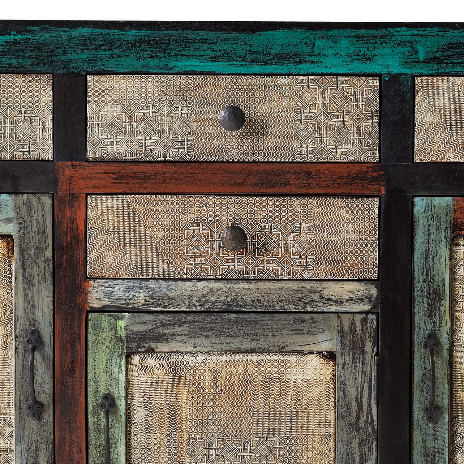 Wolf-Möbel Sideboard Goa II - Akazie / Mango teilmassiv - Mehrfarbig 7 Wolf-Möbel Sideboard Goa II - Akazie / Mango teilmassiv - Mehrfarbig – Bild 7